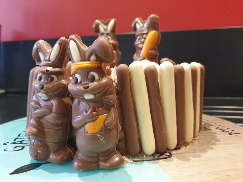 Cliquez pour zoomer ! Layer cake Kinder Bueno Thermomix par LN2812