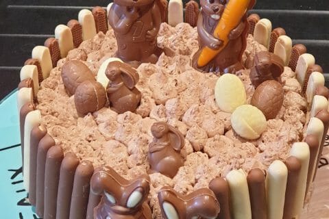 Cliquez pour zoomer ! Layer cake Kinder Bueno Thermomix par LN2812