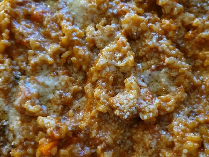 Cliquez pour zoomer ! Risotto à la bolognaise Thermomix par Vally6449