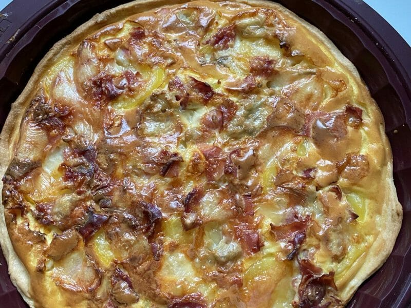 Cliquez pour zoomer ! Tarte gorgonzola et jambon de Parme Thermomix par Genevieve