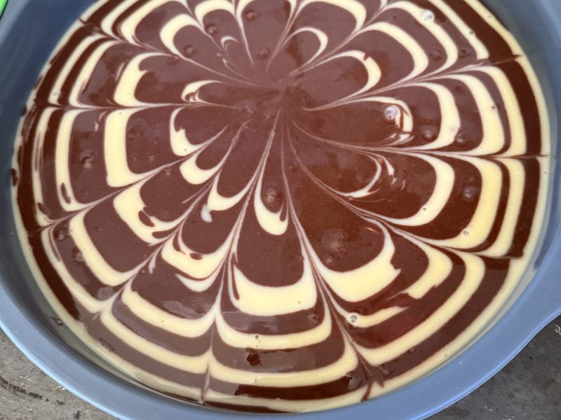 Cliquez pour zoomer ! Gâteau zébré Thermomix par puppy2025