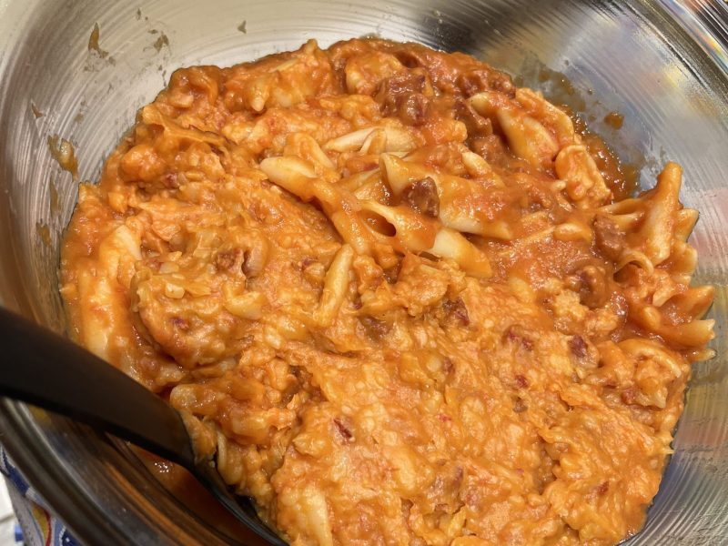 Cliquez pour zoomer ! Penne au chorizo Thermomix par jojodesbois