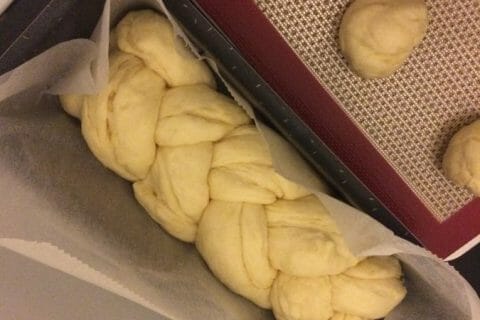 Cliquez pour zoomer ! Brioche tressée à la mie filante Thermomix par becka22