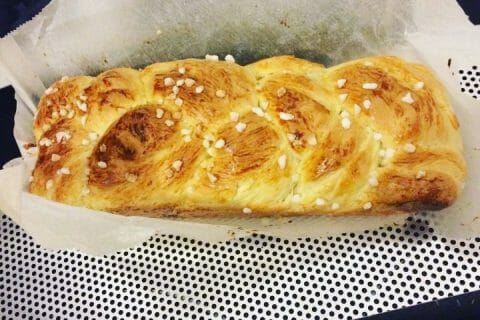 Cliquez pour zoomer ! Brioche tressée à la mie filante Thermomix par becka22