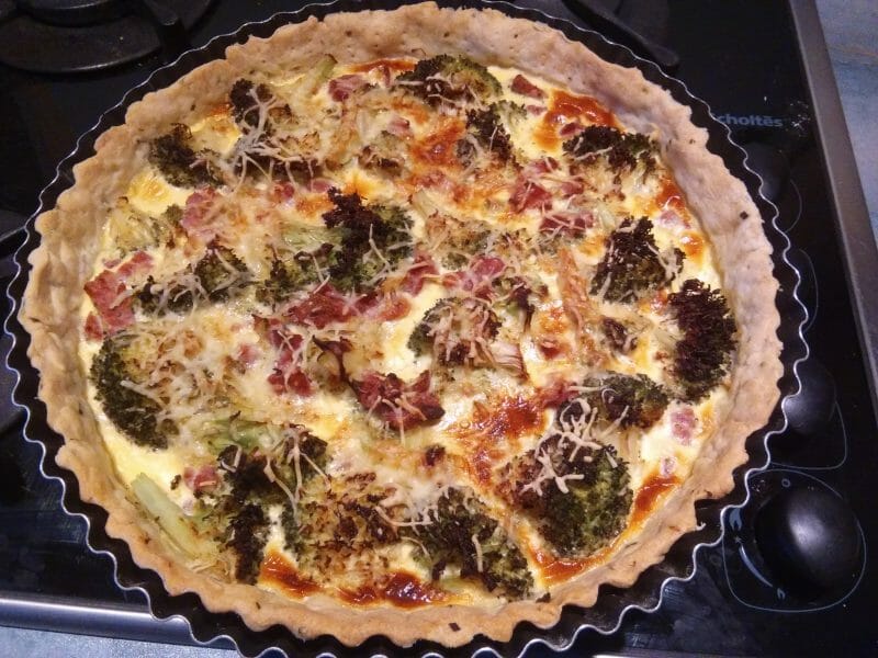 Cliquez pour zoomer ! Quiche au brocoli et jambon Thermomix par Francoise670
