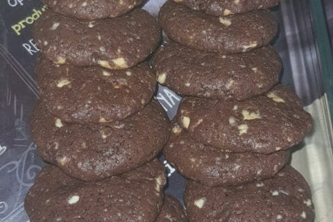 Cliquez pour zoomer ! Cookies aux pépites de chocolat blanc Thermomix par krystale972