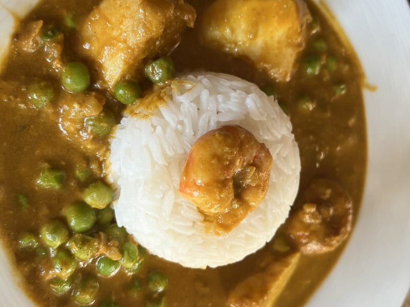 Cliquez pour zoomer ! Curry de poisson au lait de coco Thermomix par Amandimix