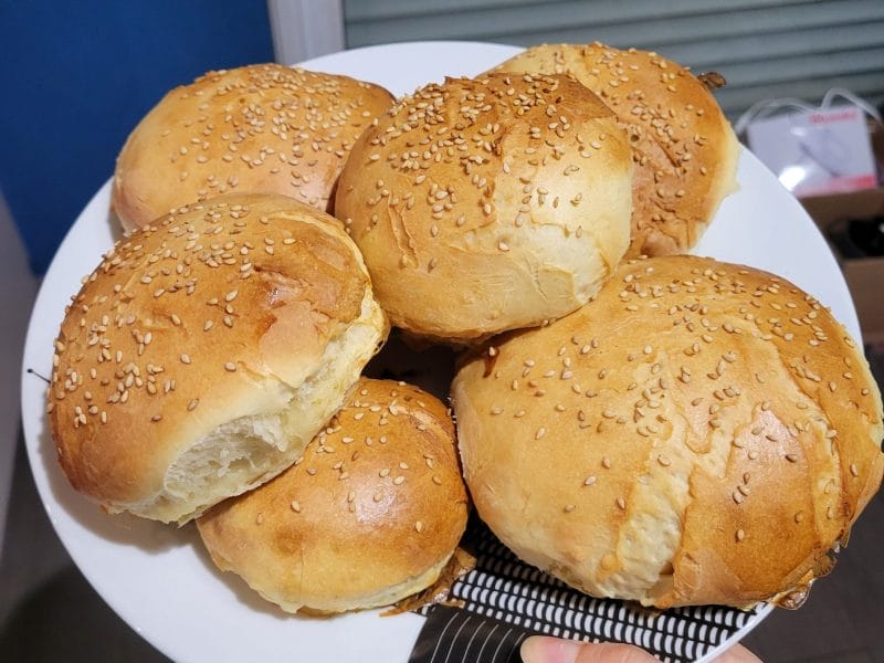 Cliquez pour zoomer ! Pains hamburger Thermomix par elodie2127