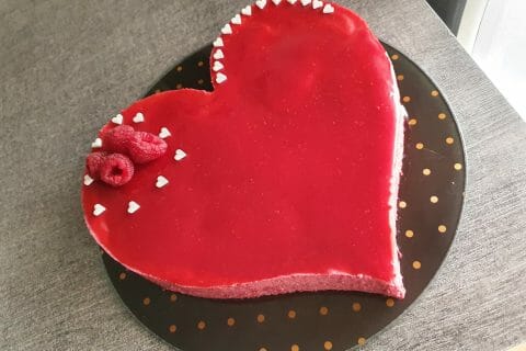 Cliquez pour zoomer ! Bavarois aux framboises Thermomix par eugenie21