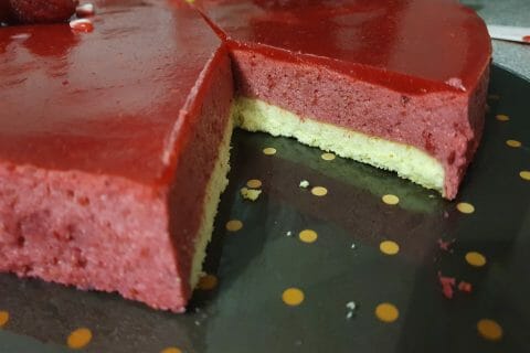 Cliquez pour zoomer ! Bavarois aux framboises Thermomix par eugenie21