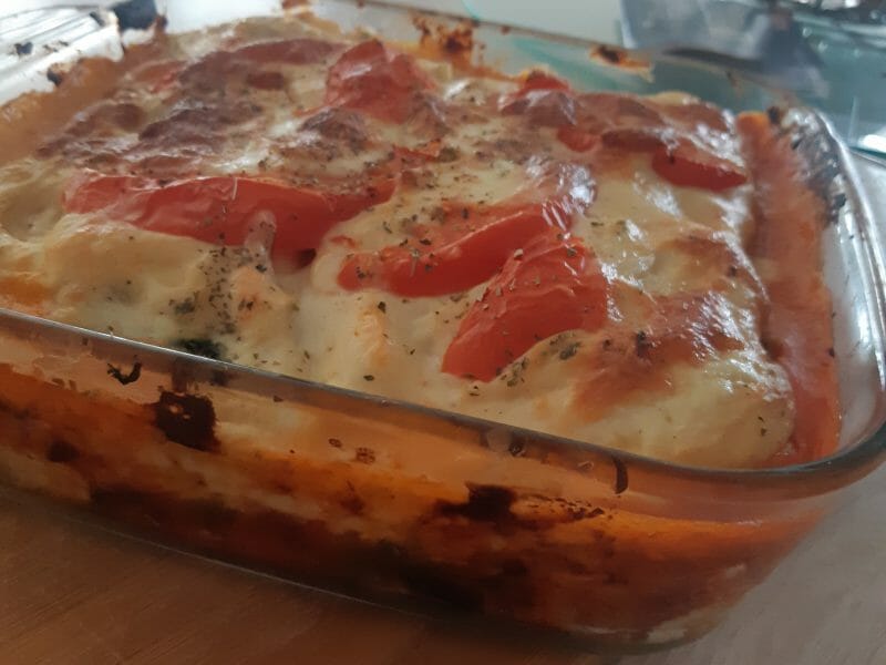 Cliquez pour zoomer ! Lasagnes épinards et chèvre Thermomix par Kryssou