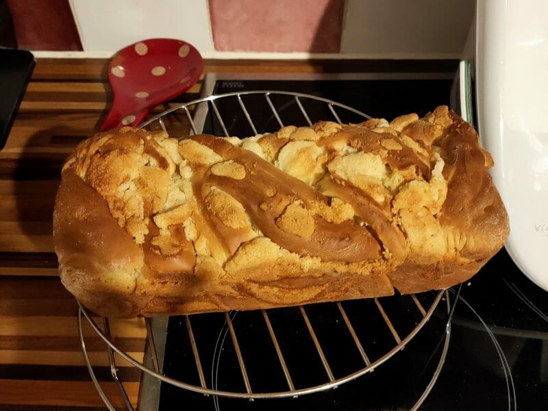 Cliquez pour zoomer ! Brioche à la crème d’amande Thermomix par @perrine