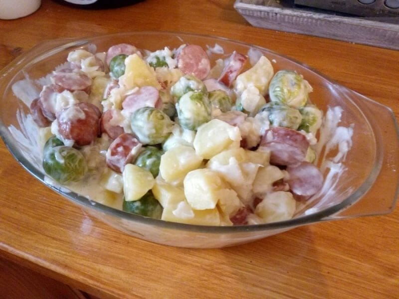 Cliquez pour zoomer ! Potée de choux de Bruxelles Thermomix par Sopon