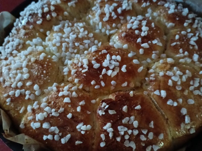 Cliquez pour zoomer ! Brioche tressée à la mie filante Thermomix par Annie_Hervouet_Tandart