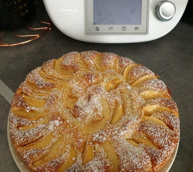 Cliquez pour zoomer ! Gâteau aux pommes et mascarpone Thermomix par AliciaKeys