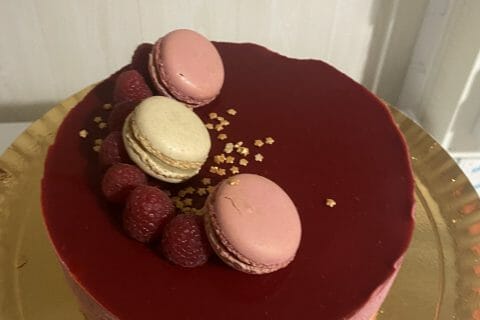 Cliquez pour zoomer ! Bavarois aux framboises Thermomix par AliciaLkt