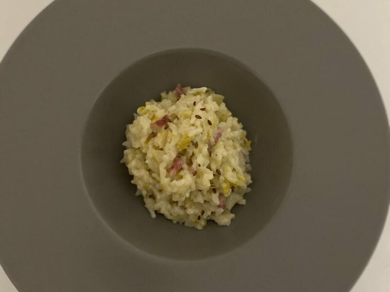 Cliquez pour zoomer ! Risotto poireaux et lardons Thermomix par AliciaLkt