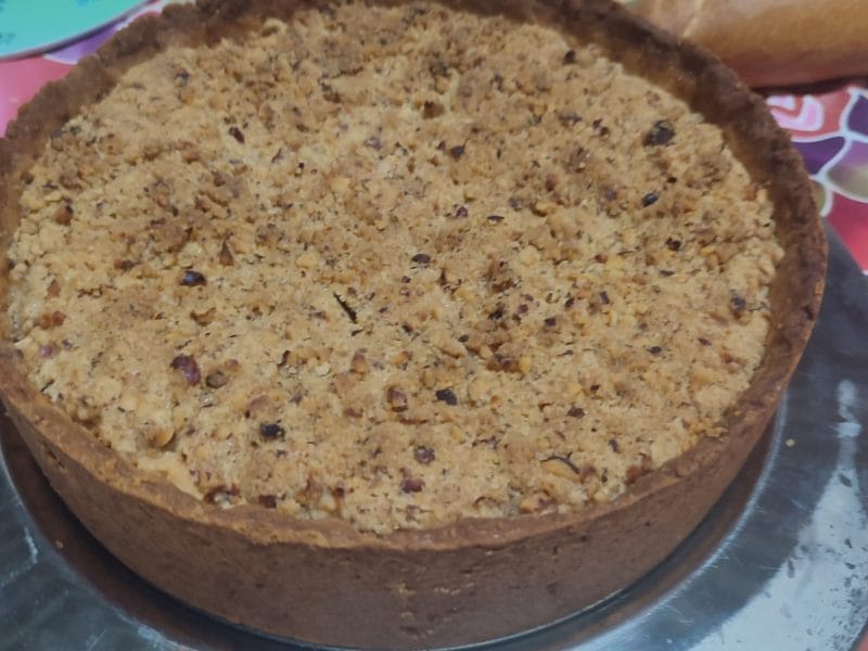 Cliquez pour zoomer ! Tarte aux pommes façon crumble Thermomix par cloclonoumea1