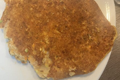 Cliquez pour zoomer ! Galette de légumes et saumon fumé Thermomix par Justeunefandecuisine😋