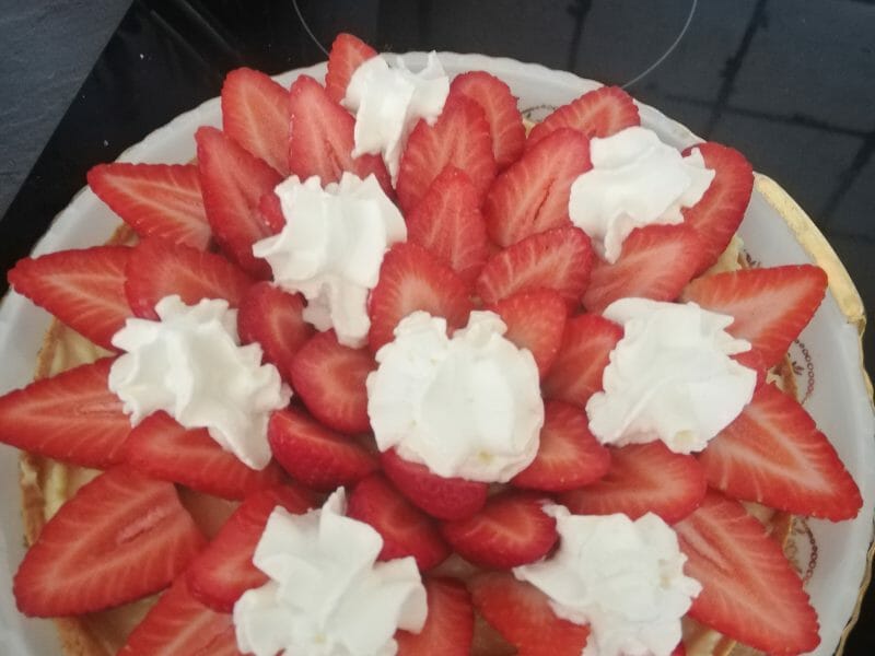 Cliquez pour zoomer ! Tarte aux fraises Thermomix par Aneso66