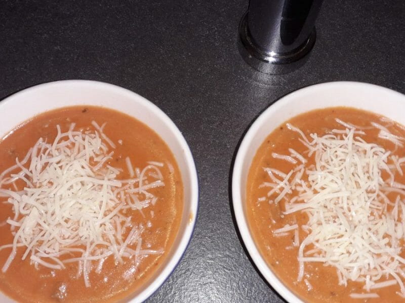 Cliquez pour zoomer ! La pizza soupe Thermomix par Aurelie.C