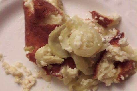 Cliquez pour zoomer ! Clafoutis courgettes et feta au Thermomix