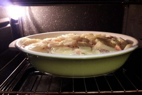 Cliquez pour zoomer ! Gratin aux deux saumons au Thermomix