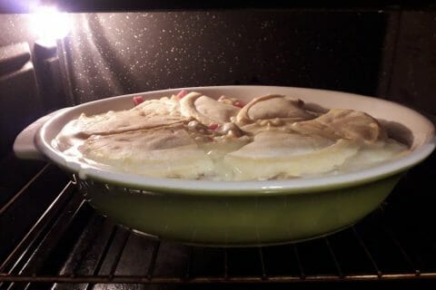 Cliquez pour zoomer ! Gratin de macaroni reblochon et chorizo au Thermomix