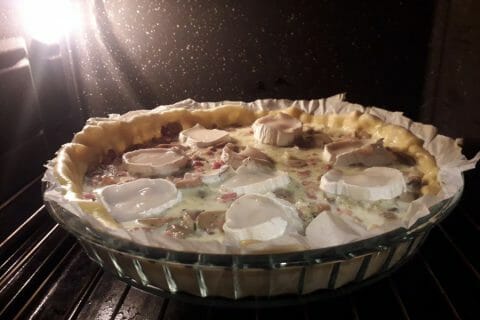 Cliquez pour zoomer ! Tarte champignons et lardons au Thermomix
