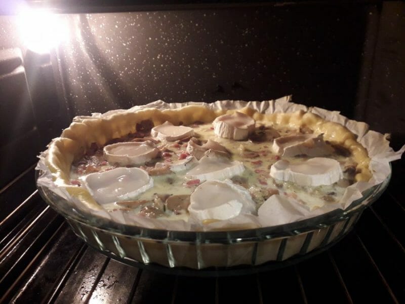 Cliquez pour zoomer ! Tarte champignons et lardons Thermomix par Aurelie.C