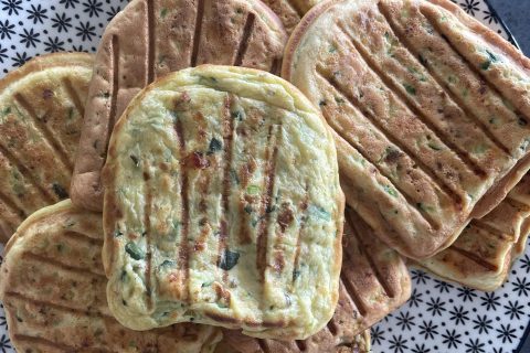 Cliquez pour zoomer ! Gaufres courgettes Thermomix par jeannettegarr21