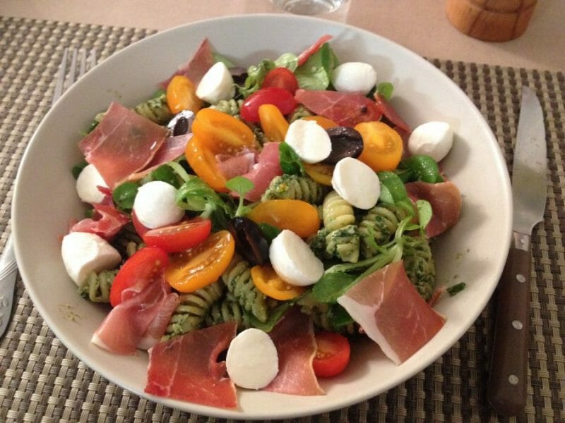 Cliquez pour zoomer ! Salade de penne à l’italienne Thermomix par NonoCasa81