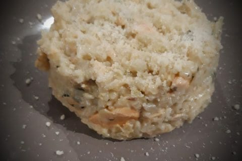 Risotto poireaux et saumon fumé au Thermomix - Cookomix