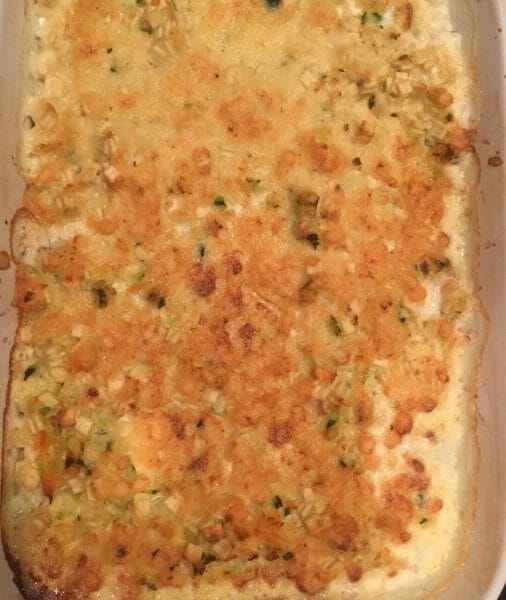 Cliquez pour zoomer ! Gratin de crozets aux courgettes et saumon fumé Thermomix par Aline54
