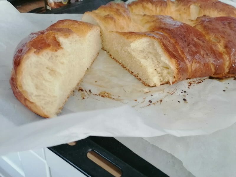 Cliquez pour zoomer ! Brioche tressée à la mie filante Thermomix par COOKSO