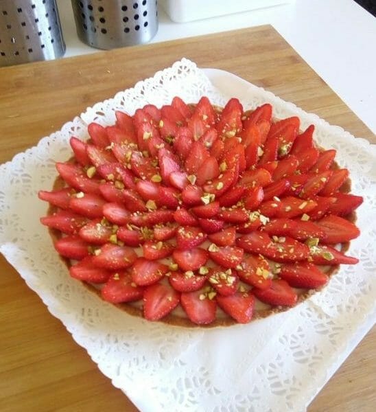 Cliquez pour zoomer ! Tarte aux fraises Thermomix par Ysabelle
