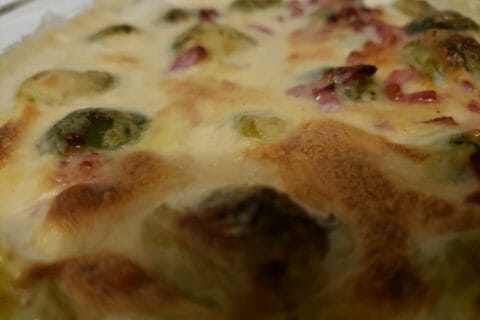 Cliquez pour zoomer ! Gratin de choux de Bruxelles au comté Thermomix par SophieL