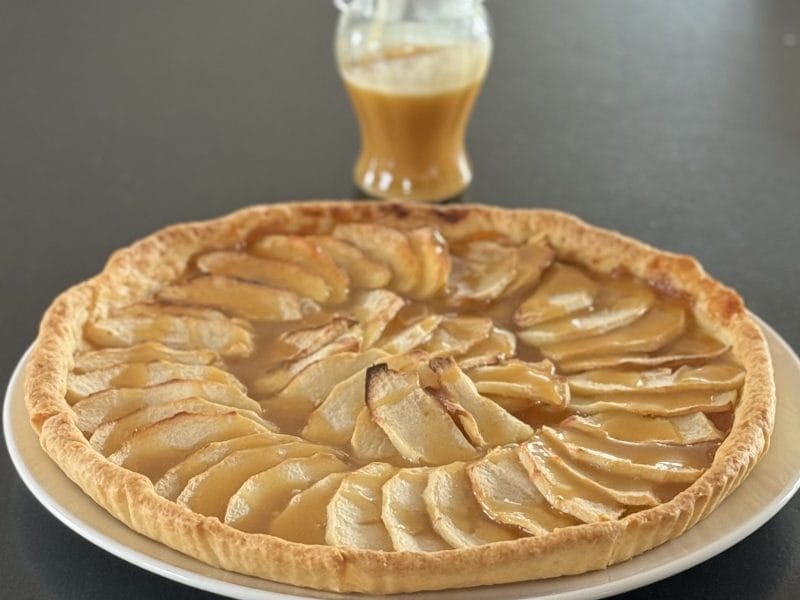 Cliquez pour zoomer ! Tarte pom’pote et caramel beurre salé Thermomix par sandrineD