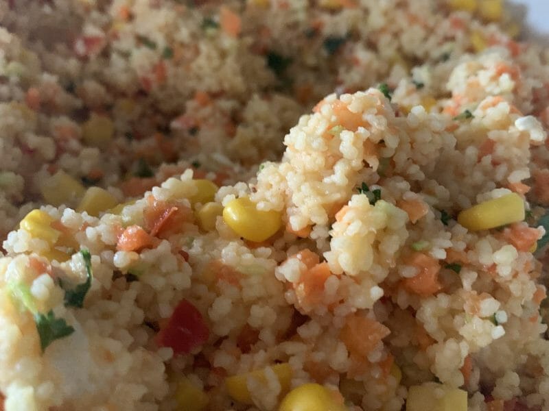 Cliquez pour zoomer ! Salade de couscous façon taboulé Thermomix par sandrineD