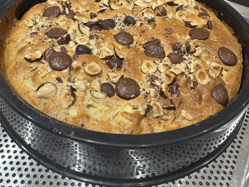 Cliquez pour zoomer ! Moelleux poires, noisettes et chocolat Thermomix par sandrineD