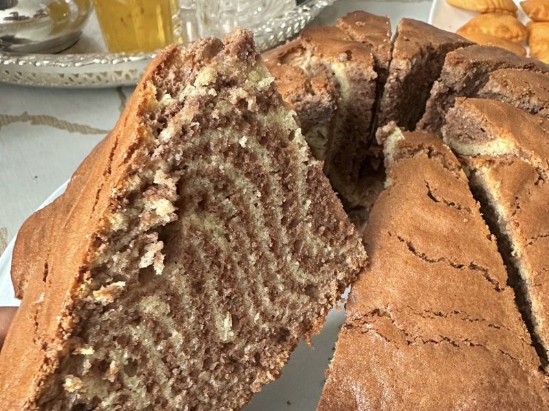 Cliquez pour zoomer ! Gâteau zébré Thermomix par hayaaaaty