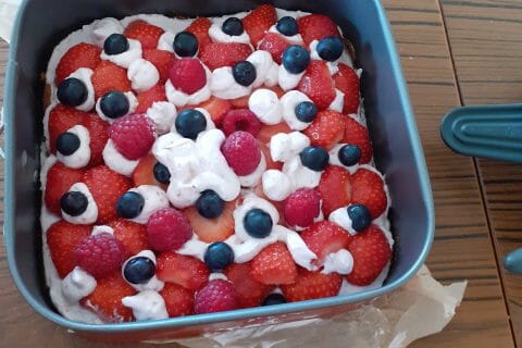 Cliquez pour zoomer ! Tarte aux fraises sans cuisson Thermomix par Stephanais
