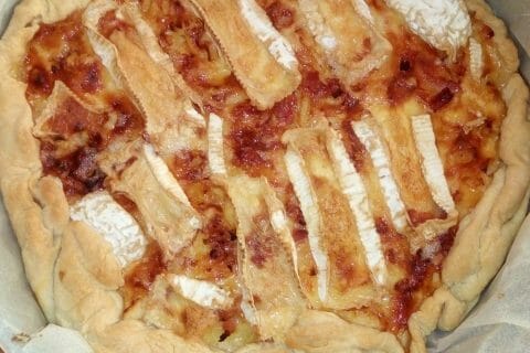 Cliquez pour zoomer ! Tarte au camembert, pommes et lardons Thermomix par Stephanais