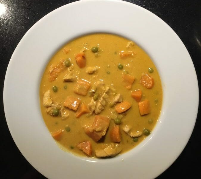 Cliquez pour zoomer ! Curry de poulet aux patates douces Thermomix par SamanthaH