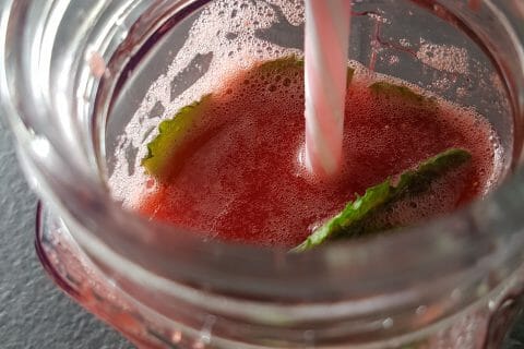 Cliquez pour zoomer ! Mojito fraise Thermomix par amandemick