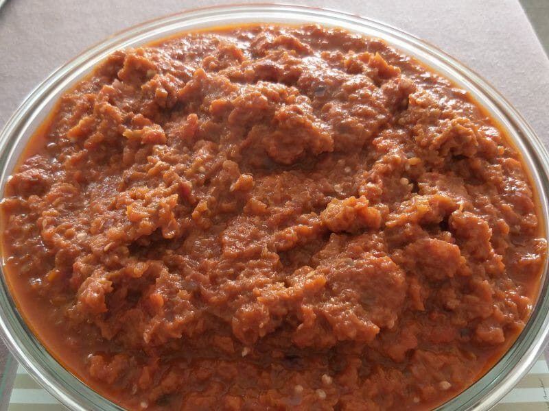 Caviar d’aubergine au Thermomix Cookomix