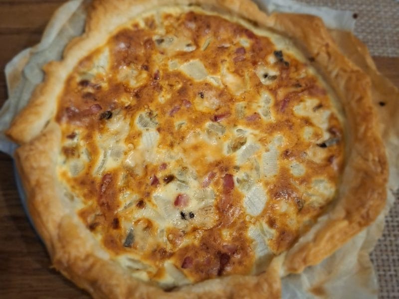 Cliquez pour zoomer ! Quiche endives, lardons et gorgonzola Thermomix par choukite