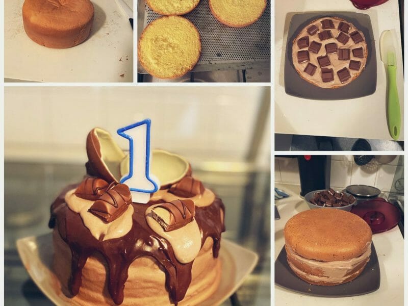 Cliquez pour zoomer ! Layer cake Kinder Bueno Thermomix par Elow0503