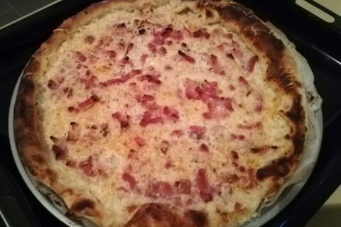 Cliquez pour zoomer ! Flammekueche traditionnelle au Thermomix