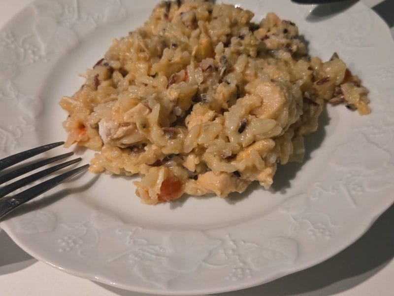 Cliquez pour zoomer ! Risotto poulet et champignons Thermomix par barbienessa